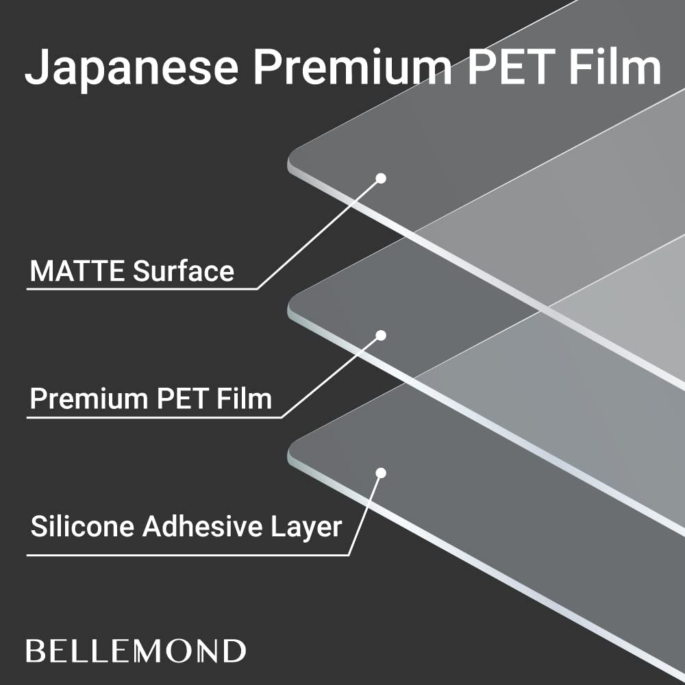 Bellemond - 2 SZETT - Japán Smooth Kent papír képernyővédő fólia, kompatibilis iPad 9,7"