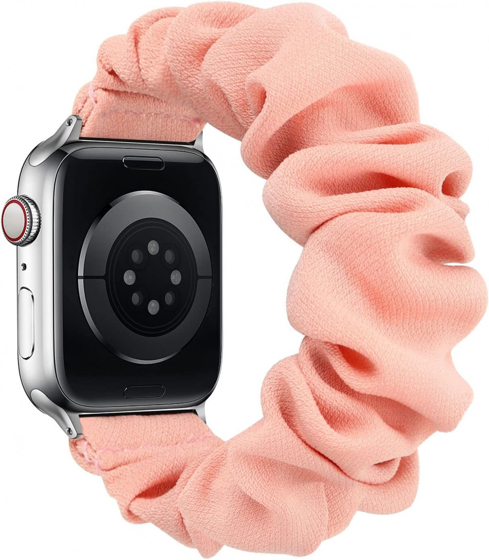 Rugalmas Apple Watch Szíj Női Mintás Szövet (Rózsaszín, S) Apple Watch 8,7,6,5,4. és SE Újracsomagolt termék