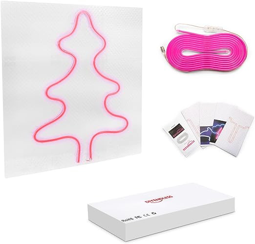 I-SHUNFA DIY Neon Éneklő, Pink LED Neon Fali Világítás Modern Dekorációhoz