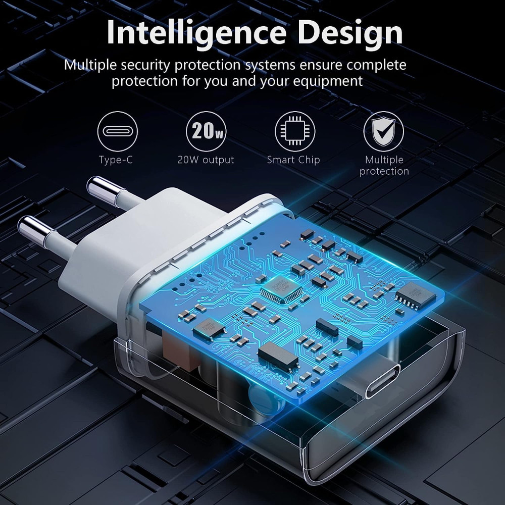 Anigaduo 20 W USB C Gyorstöltő csatlakozó töltőadapter - Újracsomagolt termék