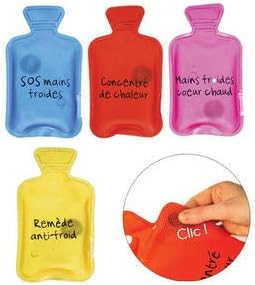 4 darabos Forróvizes palack kiváló kézmelegítő, izomfájdalmhoz, izületi fájdalmakhoz - Újracsomagolt termék