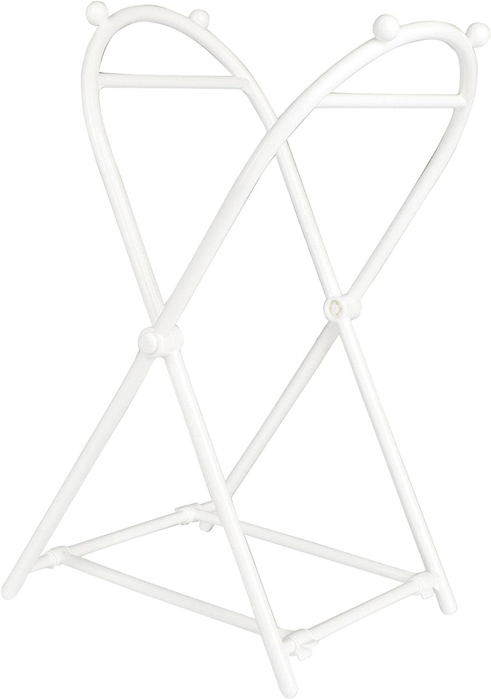 Műanyag Háztartási Összecsukható Szemeteszsáktartó Állvány, 20,5 x 20,5 x 32 cm (Fehér)