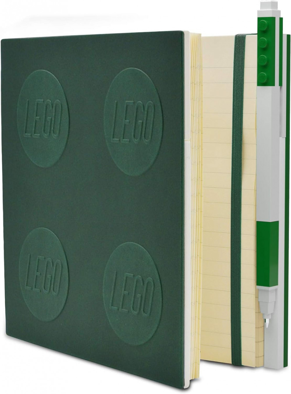 IQ LEGO Zárható Jegyzetfüzet Gél Tollal (Szín:Zöld)