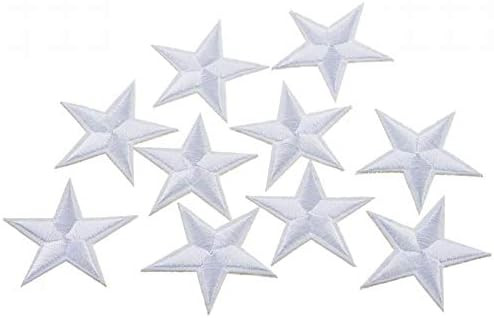 Shengyaju Hímzett Csillag Foltok, 10 darabos, Vasalható vagy Felvarrható, Ruha, Farmer és T-Shirt Dekorációhoz