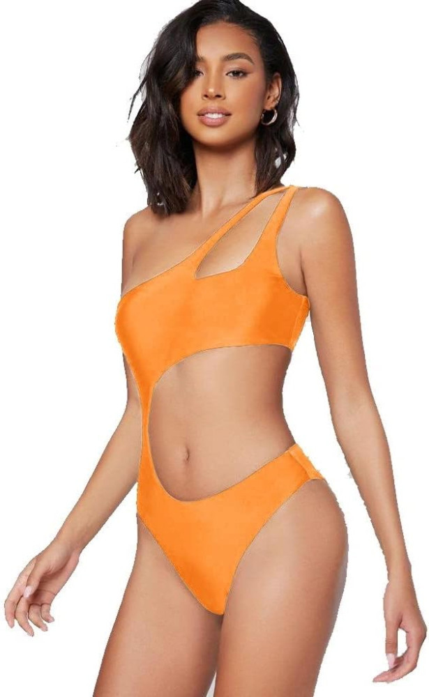 Ducomi Joy Női Egész Testes Fürdőruha - Monovállú Bikini, Push Up Top és Brazil Stílusú Alsó Rész, M méret