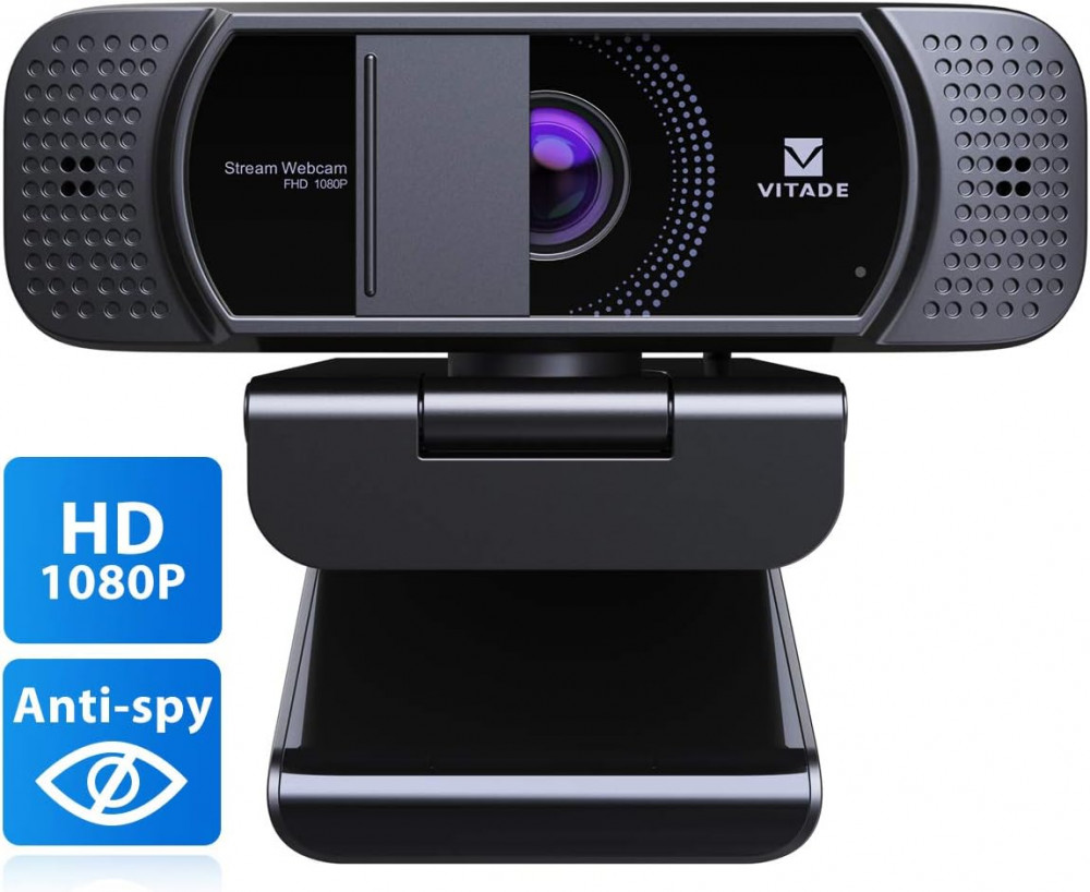 Webkamera 672A HD 1080P Mikrofonnal és Védőfedéllel - Streaminghez és Játékhoz Használt termék