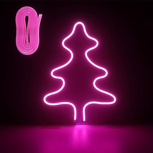 I-SHUNFA DIY Neon Éneklő, Pink LED Neon Fali Világítás Modern Dekorációhoz