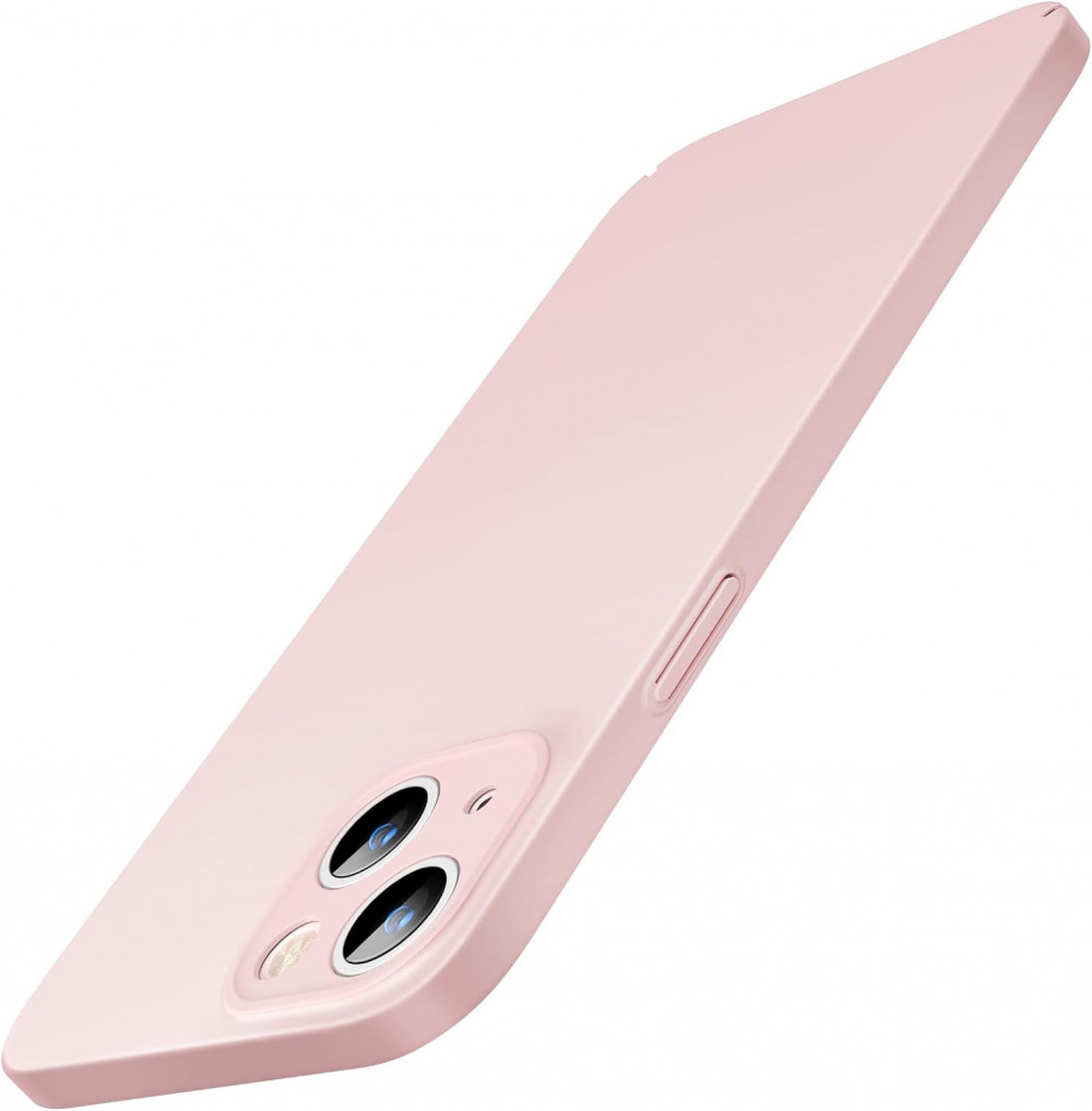 iPhone 14 Plus 6,7" Ultravékony [0,85 mm] Szilikon Tok (Rózsaszín)