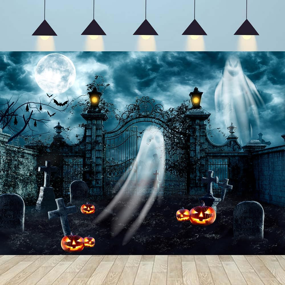 Halloween Party Hátter Fotózáshoz, Dekoriációhoz - 210 x 150 cm